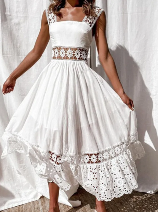 Blanche lang kjole