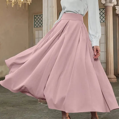 Warada-længde plisseret nederdel