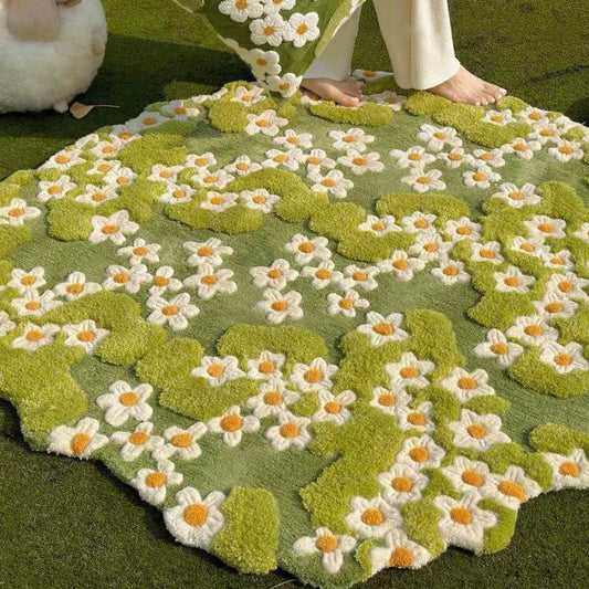 Daisy Delight Pet Carpet Enchantment
