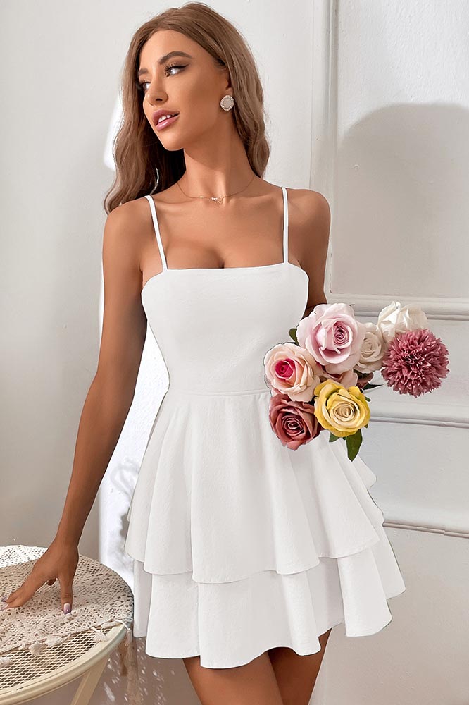 Chic Butterfly Backless Dress
